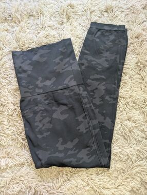 SPANX Black and Grey Look At Me Now Legging High Waisted 3XL